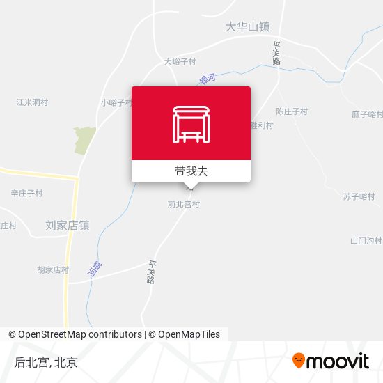 后北宫地图