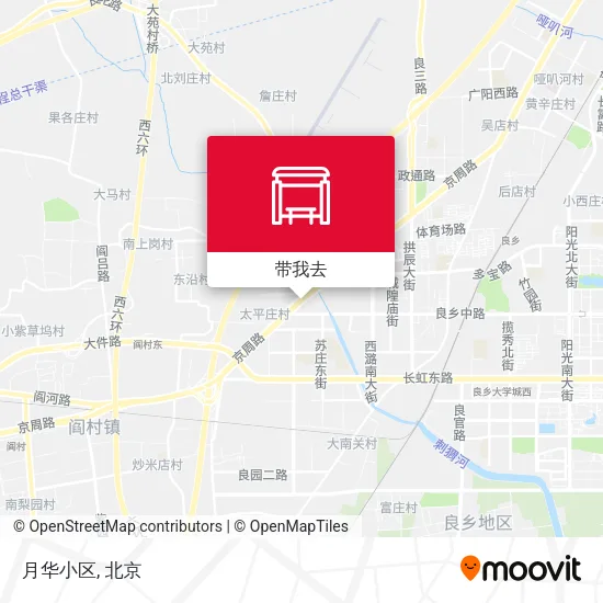 月华小区地图