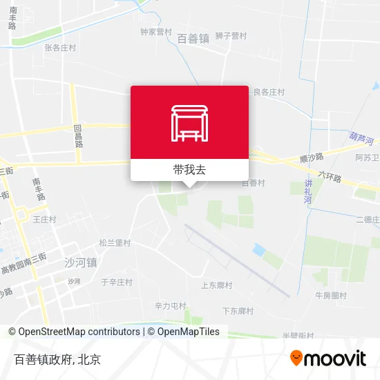 百善镇政府地图