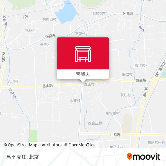昌平麦庄地图