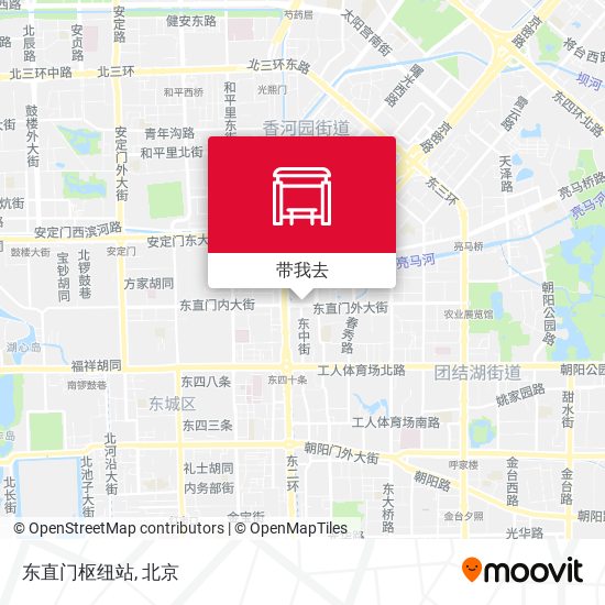 东直门枢纽站地图