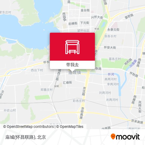 庙城(怀昌联路)地图