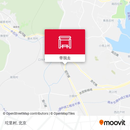 坨里村地图