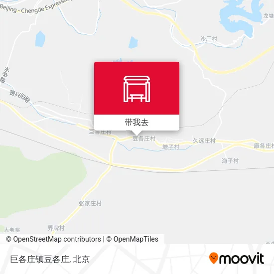 巨各庄镇豆各庄地图