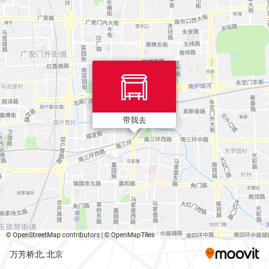 万芳桥北地图