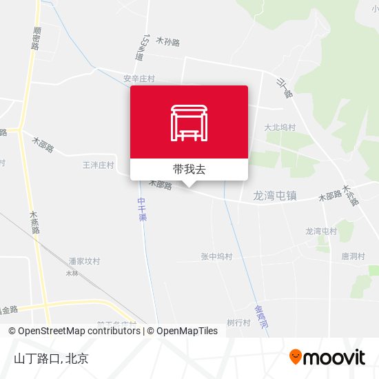 山丁路口地图