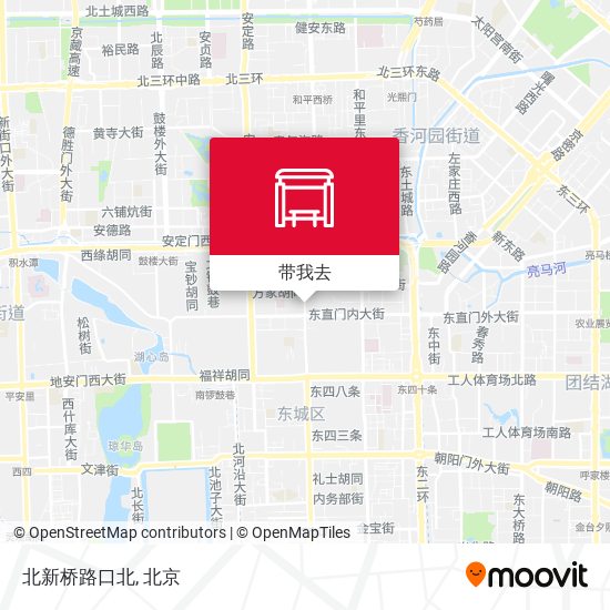 北新桥路口北地图