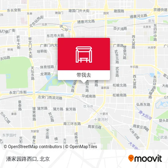 潘家园路西口地图