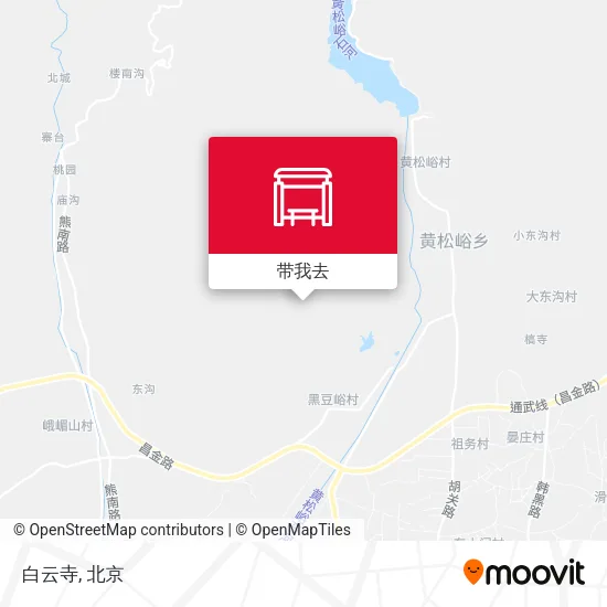 白云寺地图