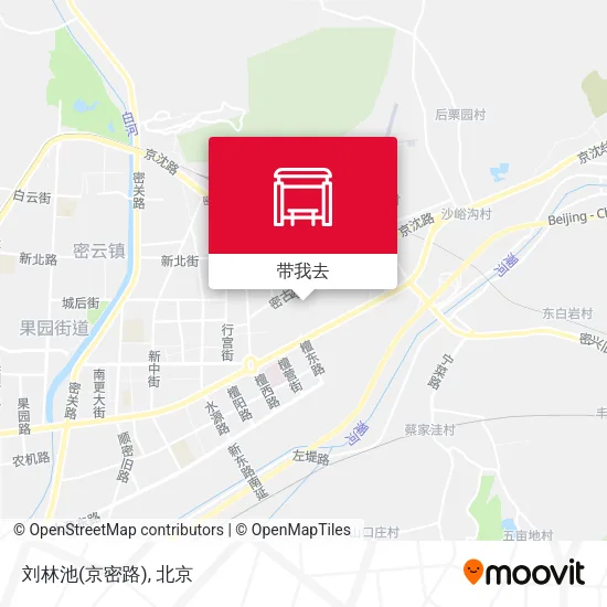 刘林池(京密路)地图