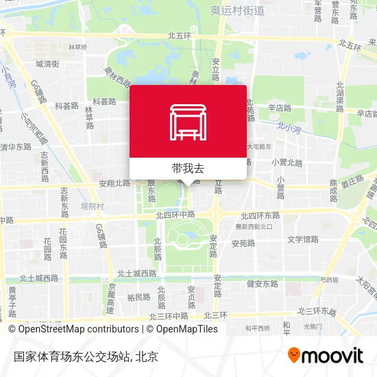 国家体育场东公交场站地图