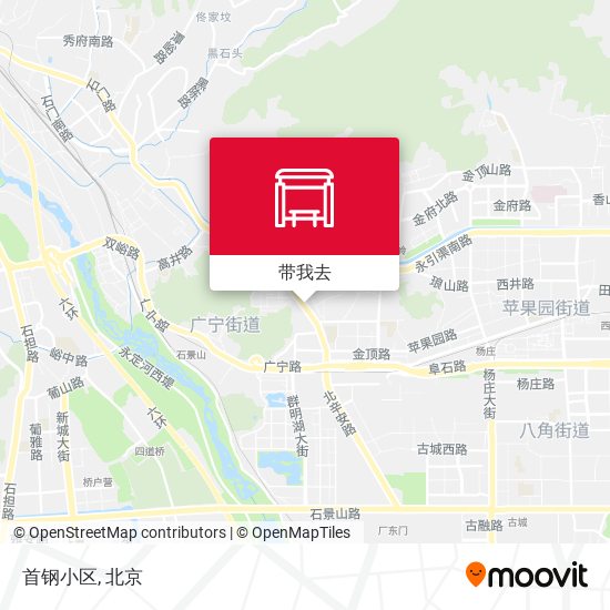 首钢小区地图