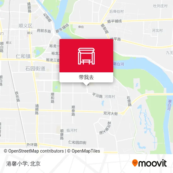 港馨小学地图