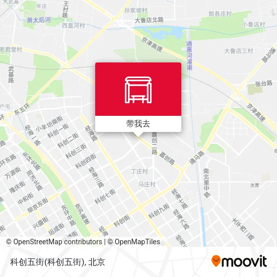 科创五街地图
