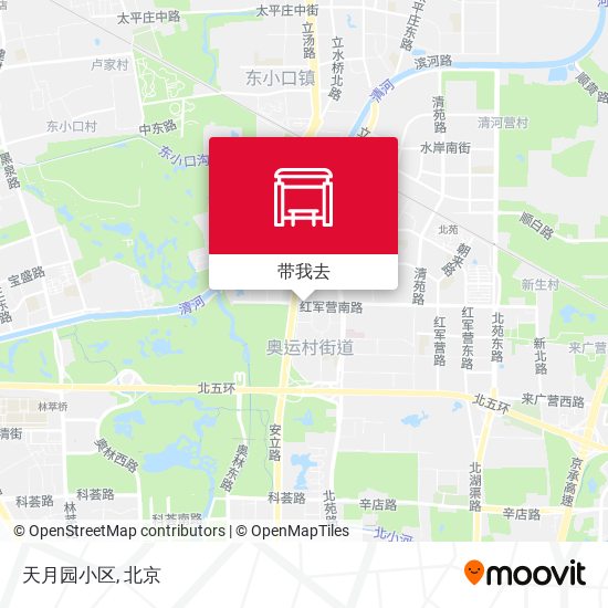 天月园小区地图