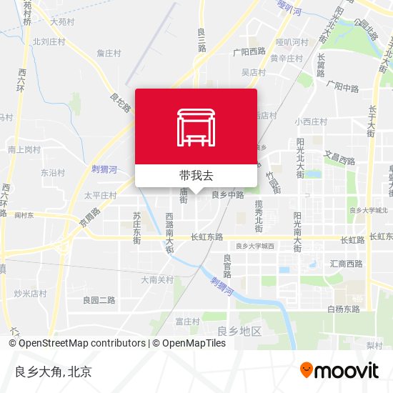良乡大角地图