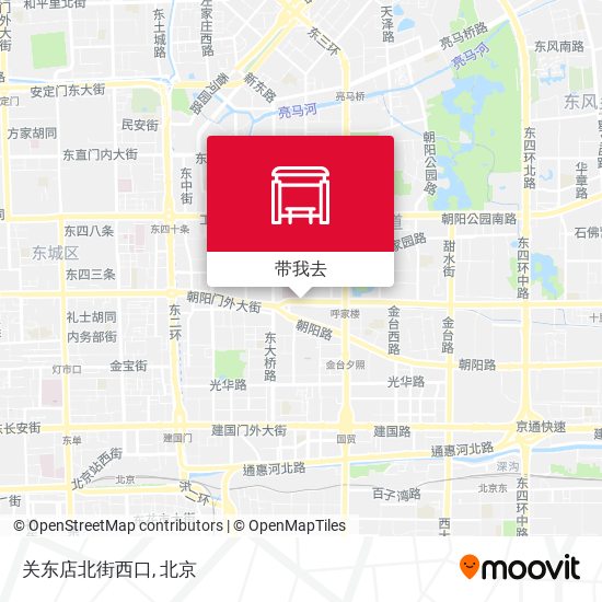 关东店北街西口地图