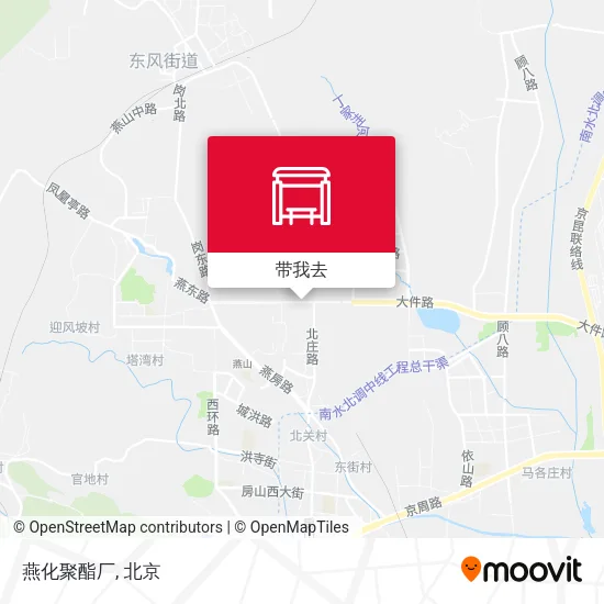 燕化聚酯厂地图