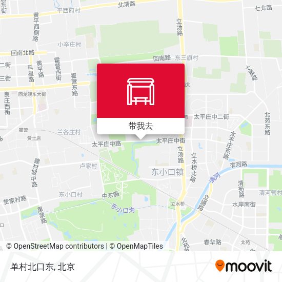 单村北口东地图