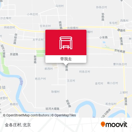 金各庄村地图