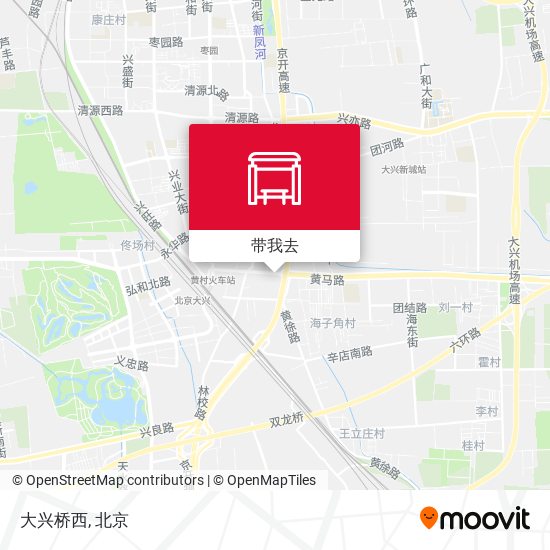 大兴桥西地图
