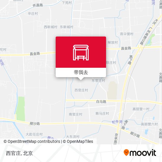 西官庄地图