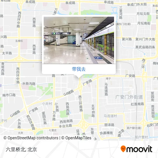六里桥北地图
