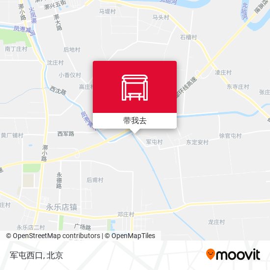 军屯西口地图