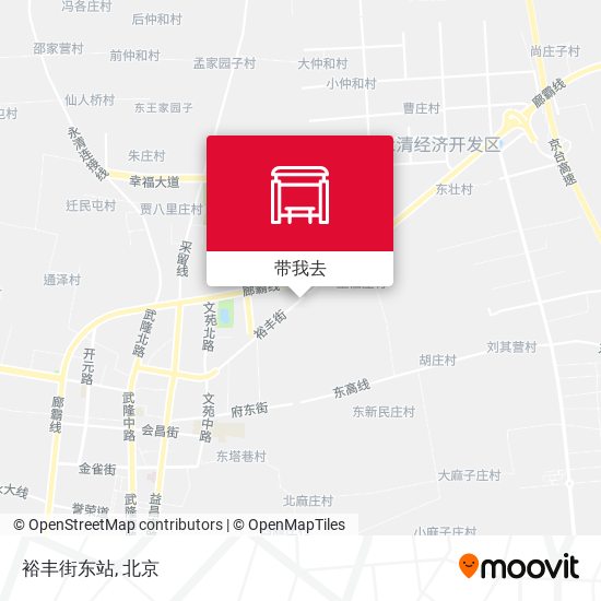 裕丰街东站地图