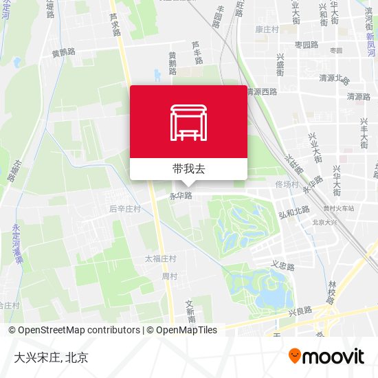 大兴宋庄地图