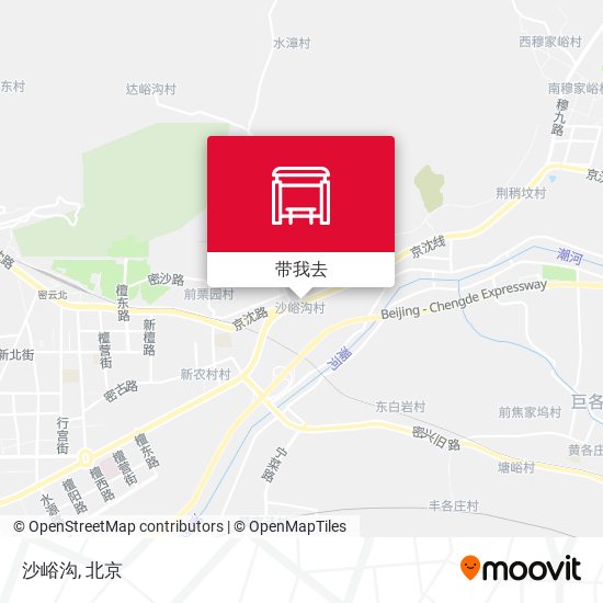沙峪沟地图
