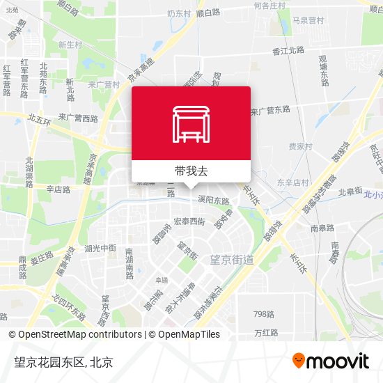 望京花园东区地图