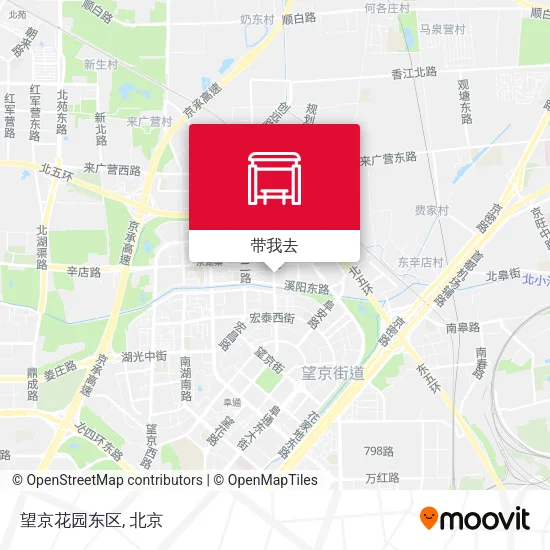 望京花园东区地图