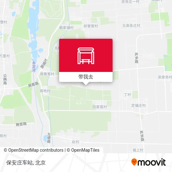 保安庄车站地图