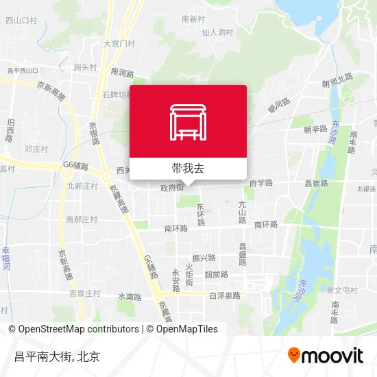 昌平南大街地图