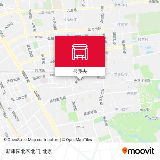 新康园北区北门地图