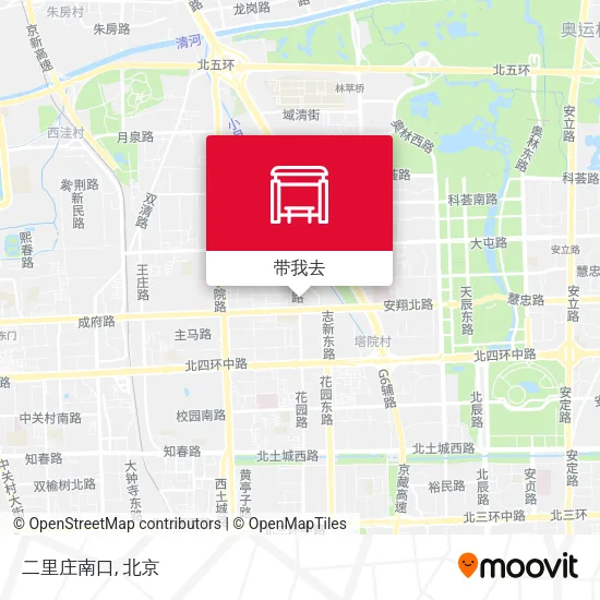 二里庄南口地图