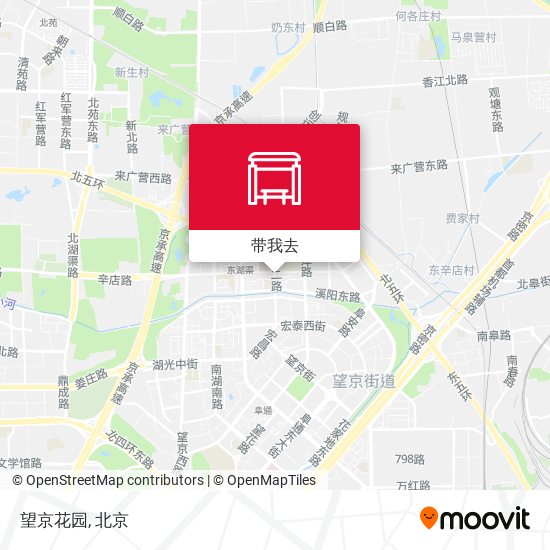 望京花园地图