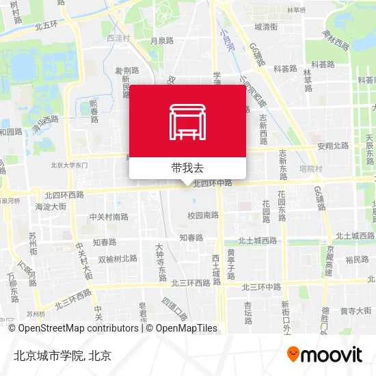 北京城市学院地图
