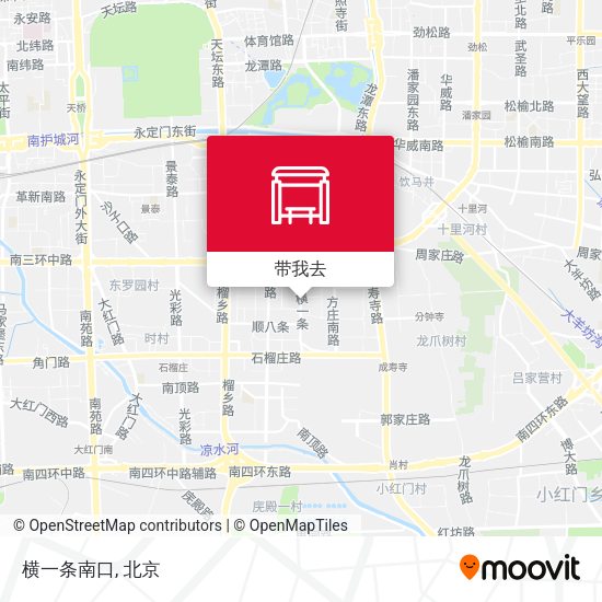 横一条南口地图