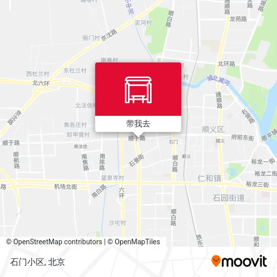 石门小区地图