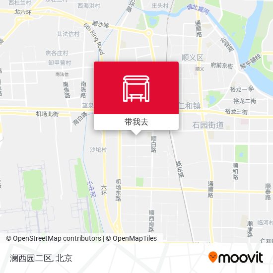 澜西园二区地图