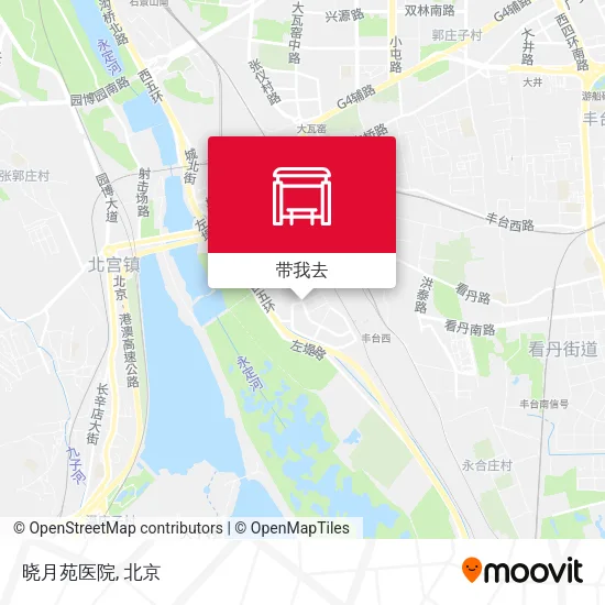 晓月苑医院地图