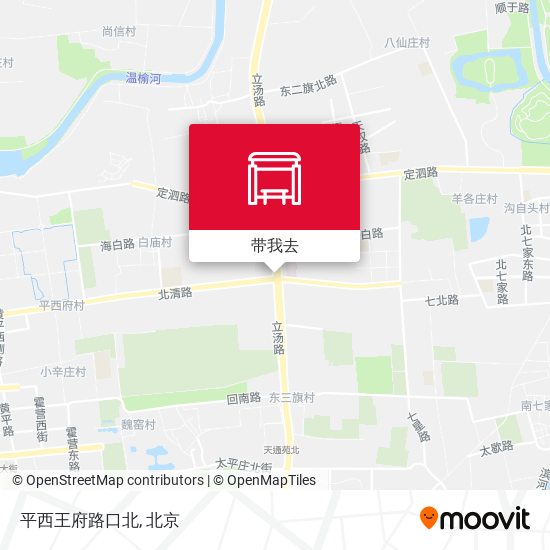 平西王府路口北地图
