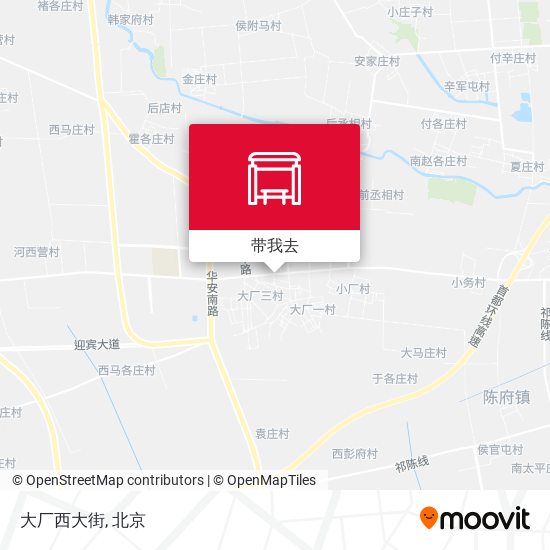 大厂西大街地图