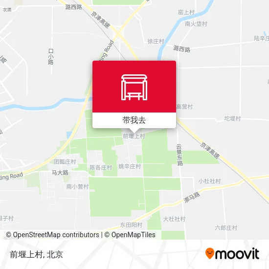 前堰上村地图
