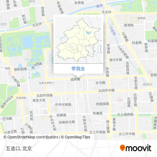 五道口地图
