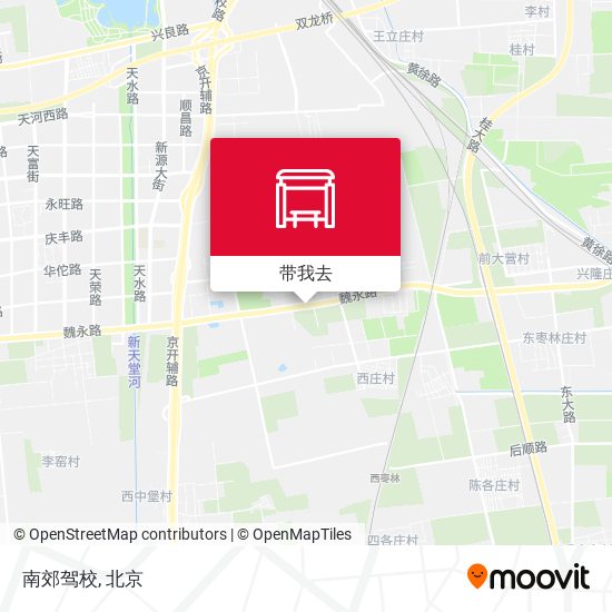 南郊驾校地图