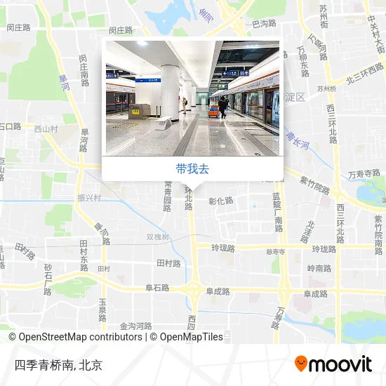 四季青桥南地图