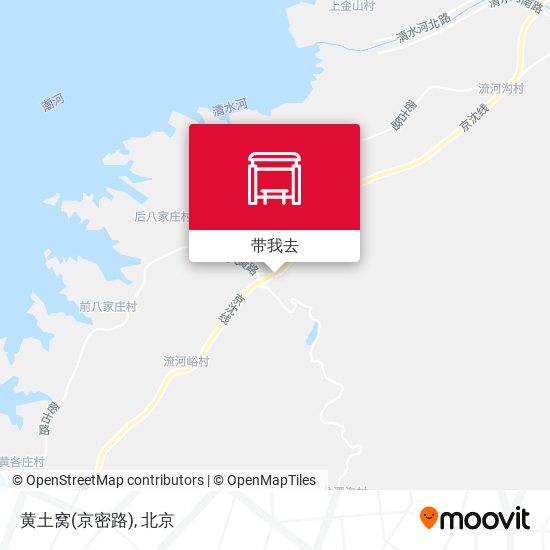 黄土窝(京密路)地图